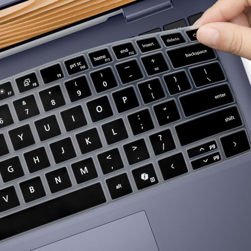 Protector de teclado para laptop Dell Inspiron 14 y 16 negro miniatura 4
