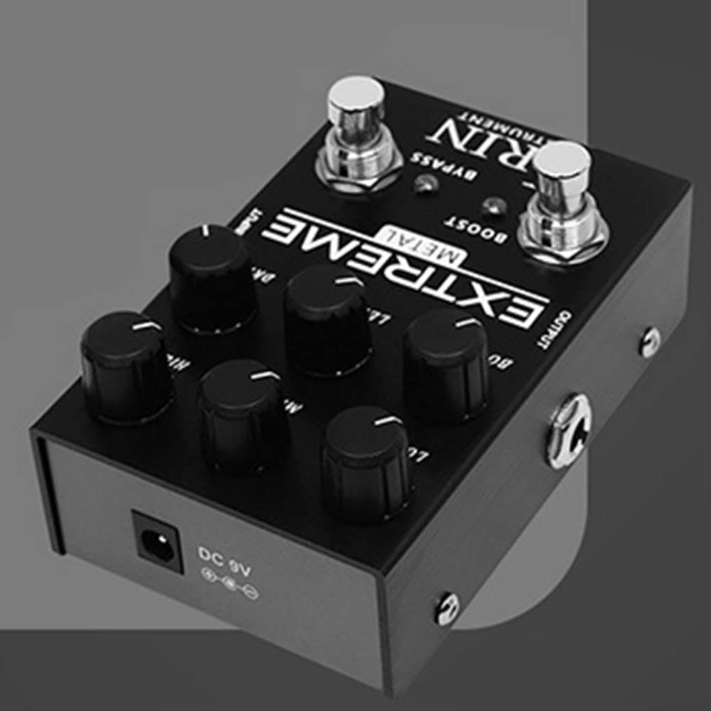 IRIN Overdrive Distortion Distortion - Pedale per effetti per chitarra, Dispositivo per effetti Eq a dieci segmenti per chitarra elettrica, A