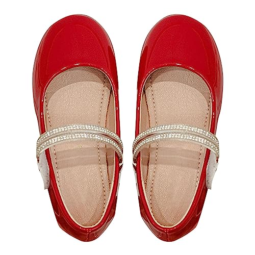 Girls' Soft Soled Mary Jane Shoes Comfortable Simple Shoes Outdoor Casual Small Leather Shoes Toddler Shoes4