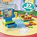 Lollipop Spongebob Cash Register Play Set - Krusty Krab Cash Register - Includes Toy Cash Register and Realistic Play Food Items with Pretend Food and Play Money