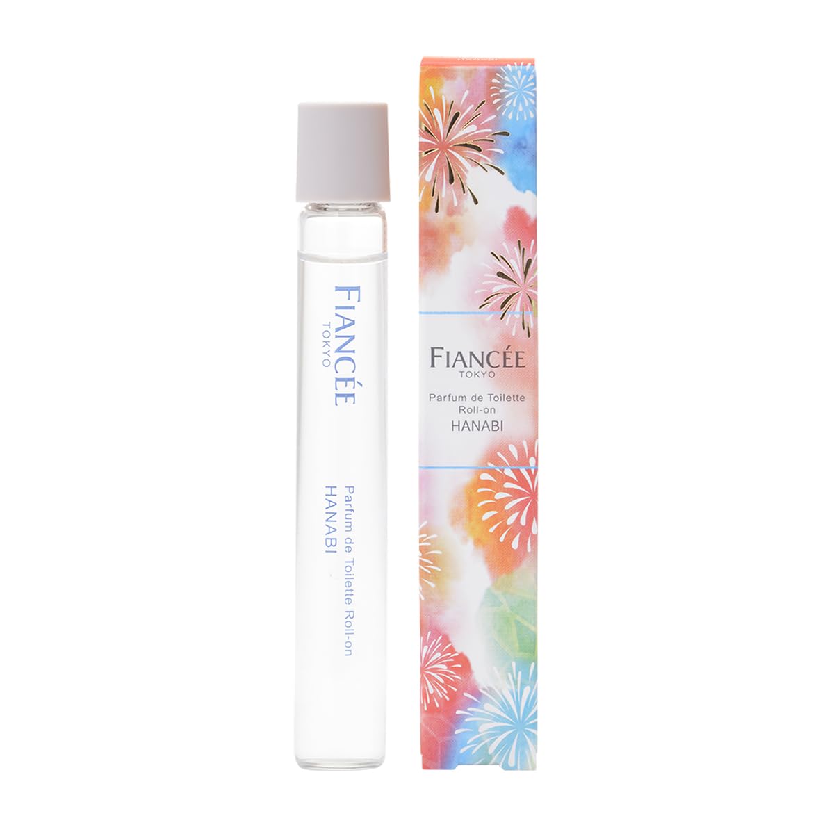 フィアンセ パルファンドトワレ ロールオン HANABI 10ml 空にはじける花火を表現した、フレッシュなサイダーとカラフルなフルーツの香り。