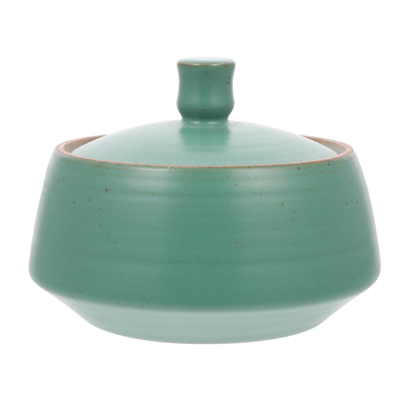 Barattolo Cucina in Ceramica Vintage con Coperchio Ermetico Verde