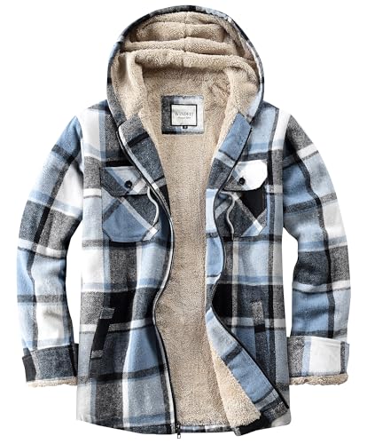 WINDFIT Damen Fleece-Flanelljacke mit durchgehendem...