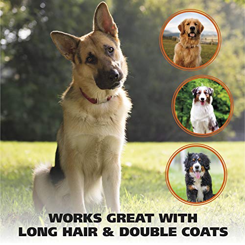 Wahl Premium Large Pet Slicker Brush With Ergronomic Rubber Grips For Comfortable Brushing Of Dogs And Cats - Model 858407 #TOP7