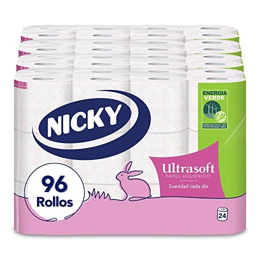 Nicky Ultrasoft Papel Higiénico | 96 rollos |