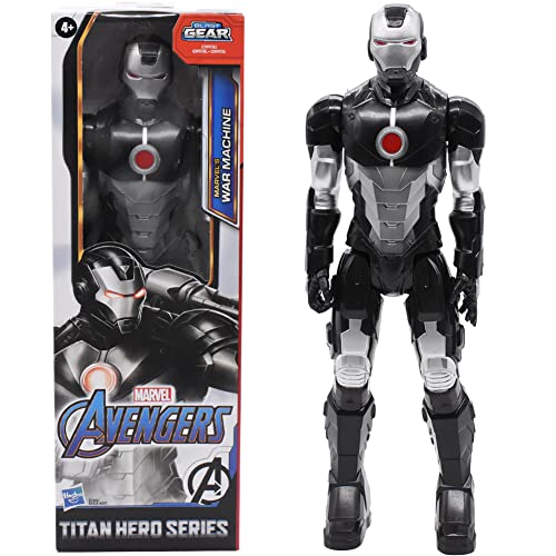BESTZY War Machine Figurine, Marvel Avengers Figurine Marvel's War Machine Titan Hero Blast Gear - 30.5 cm, Figurine de Collection War Machine Modèle Statue Jouets Desktop Ornements