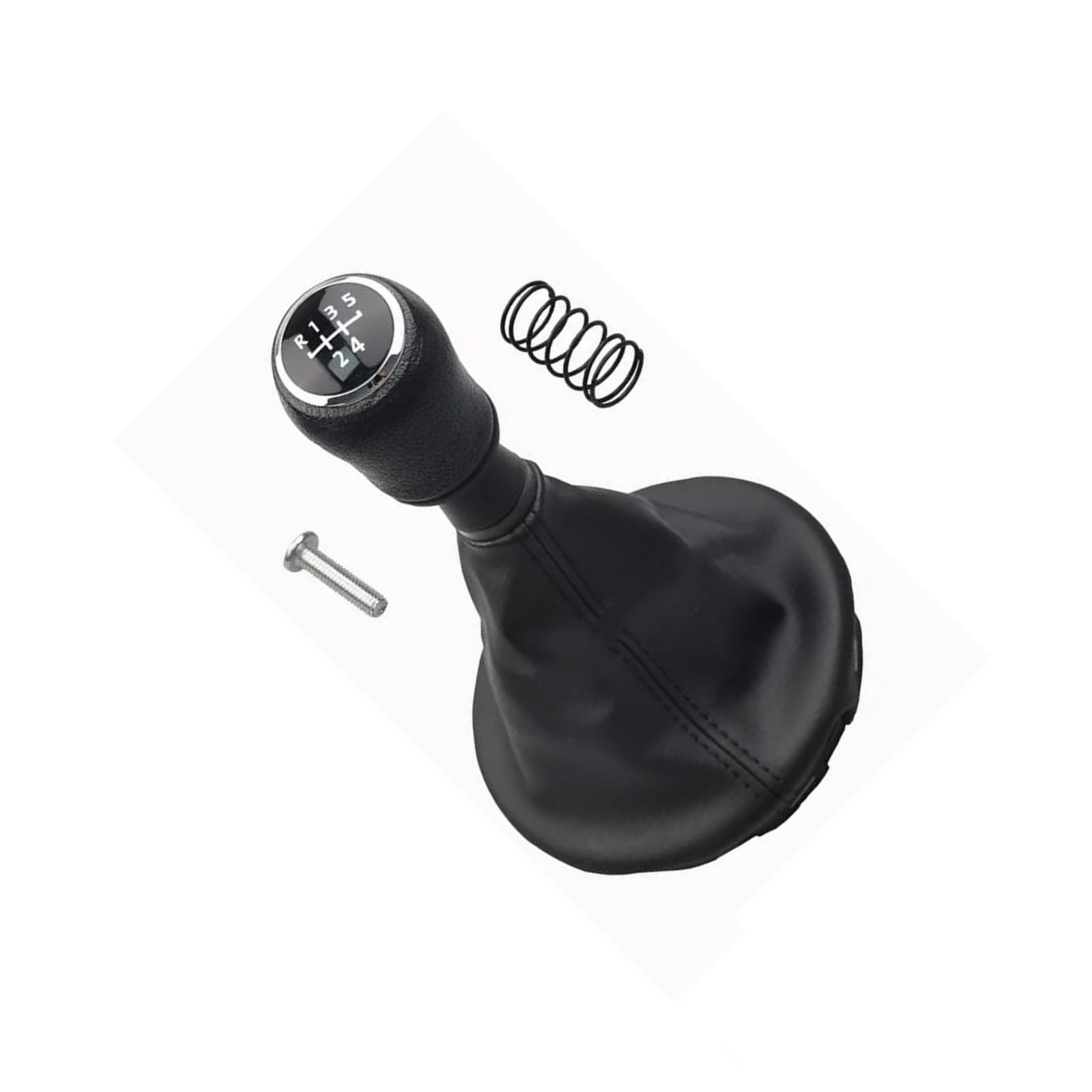 CAVINBDZ 5 6 Speed Car Manual Gear Shift Knob Shifter with Gaiter Boots for VW for Transporter T5 T5.1 Gp 2003-2011 T6