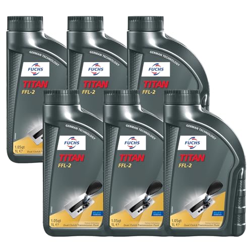 Fuchs 6 Liter TITAN FFL-2 Dual Clutch Transmission Fluid (6 x 1L)