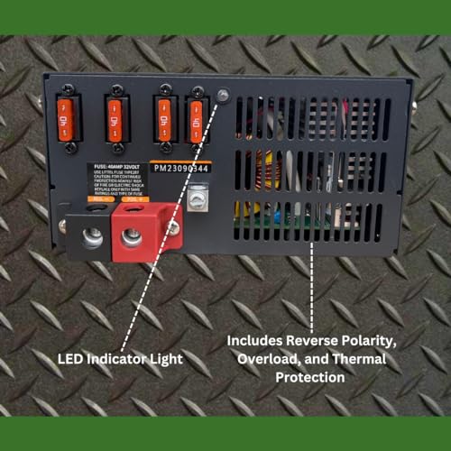 PowerMax PM3-100LK 110V to 12V DV Power Supply Converter Charger for RV 100 Amp -Grade Voltage Converter Modified SINE Wave Inverter - Image 8