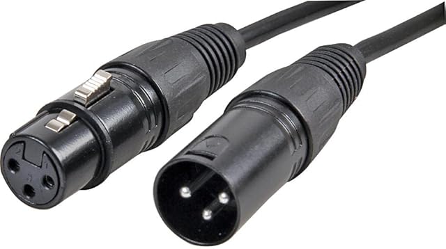 Pro Signal SIGNAL PSG3344-XLR-30M 3 Pin XLR Male to XLR Female Microphone Lead, 30m Black