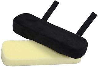 Almofada de apoio de braço de cadeira, 1 par de almofada de apoio de cotovelo de espuma de memória macia para escritório em casa almofada de apoio de braço de cadeira universal