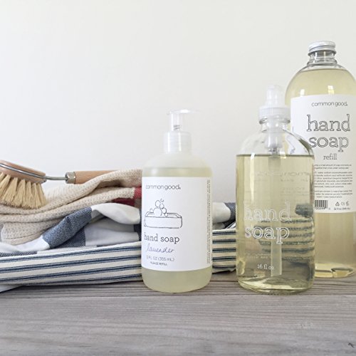 Common Good - Hand Soap, Plant-Based With Pure Essential Oil Scents, Biodegradable Formula, No Parabens Or Sulfates, Leaping Bunny Certified (Lavender, 12 Ounces) #TOP5