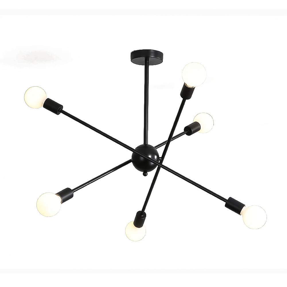 Lámpara industrial 6 luces para eliminar zonas oscuras en comedores y cocinas