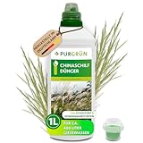 Purgrün® Chinaschilf-Dünger 1 Liter – Schnell wirksame mineralische Rezeptur...