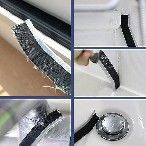 MUNSKT Reinigungsbürste für Lücken, 3 Stück, kleine Fugendüse, Rillen, Ecken, Detail-Kantenbürsten, multifunktionales Reinigungswerkzeug für Fensterschlitze, Badezimmer, Küche, Tür, Fliesen