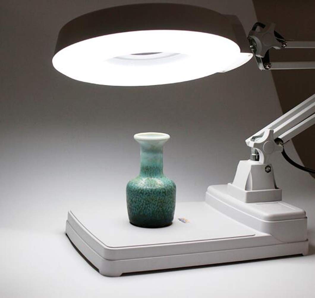 Lupa, 10-krotna lampa powiększająca ze stojakiem – lampa stołowa i biurkowa z 36 diodami LED, świetna lupa bez użycia rąk, do czytania dla seniorów, hobby, rękodzieła, stołu warsztatowego, diamentowej