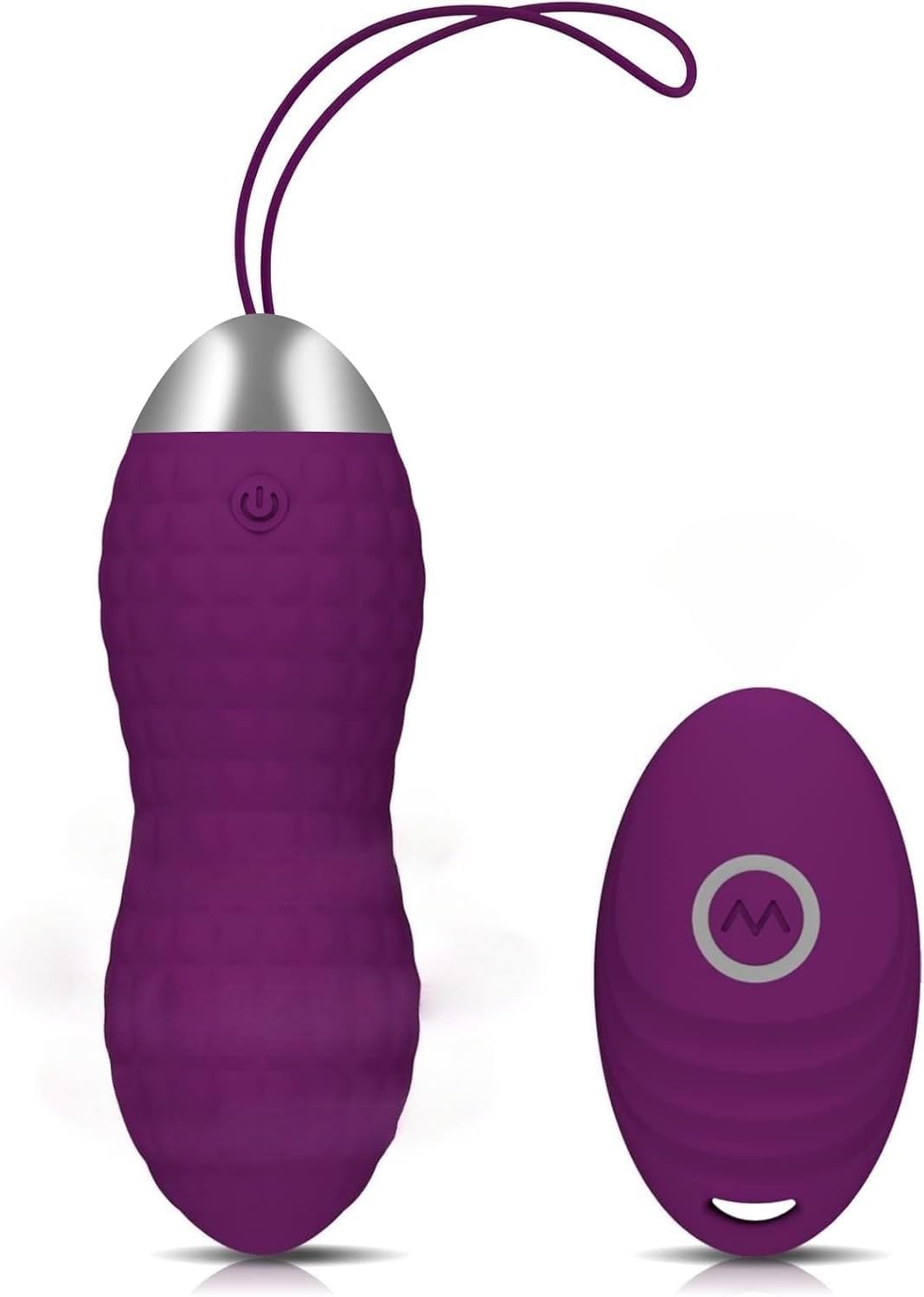 Vibratore, vibratore a forma di proiettile, stimolatore del punto G a forma di proiettile, dotato di telecomando wireless da 10 metri, 10 modalità di vibrazione
