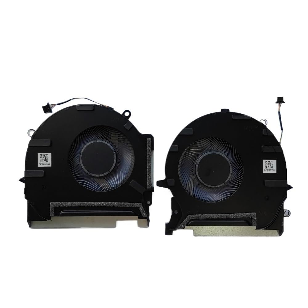 Facile à remplacer Ventilateur de Refroidissement CPU + GPU pour Ordinateur Portable HP, pour Omen 7 Plus 17-CK CK1020NR CK0372NR CK1065CL série TPN-Q266 M78888-001 M78889-001