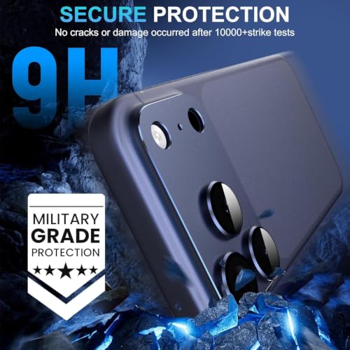Image of Ferilinso GARHIL Camera Lens Protector Compatible with iPhone 17 Pro Max, Blue Joint, 9H Tempered Glass Camera Protector, HD Clear Anti-Scratch Lens Cover, Case Friendly, Easy Installation