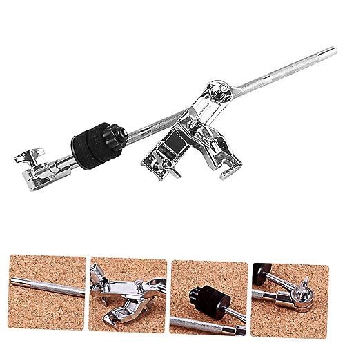 Drum Clamp Extension Holder para partes de percusión Construcción duradera Instalación fácil Reemplazo para hardware de batería Compatible con varias baterías miniatura 4
