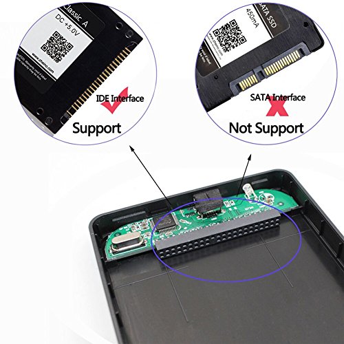Caja externa para disco IDE 2.5 pulgadas USB 2.0 miniatura 2