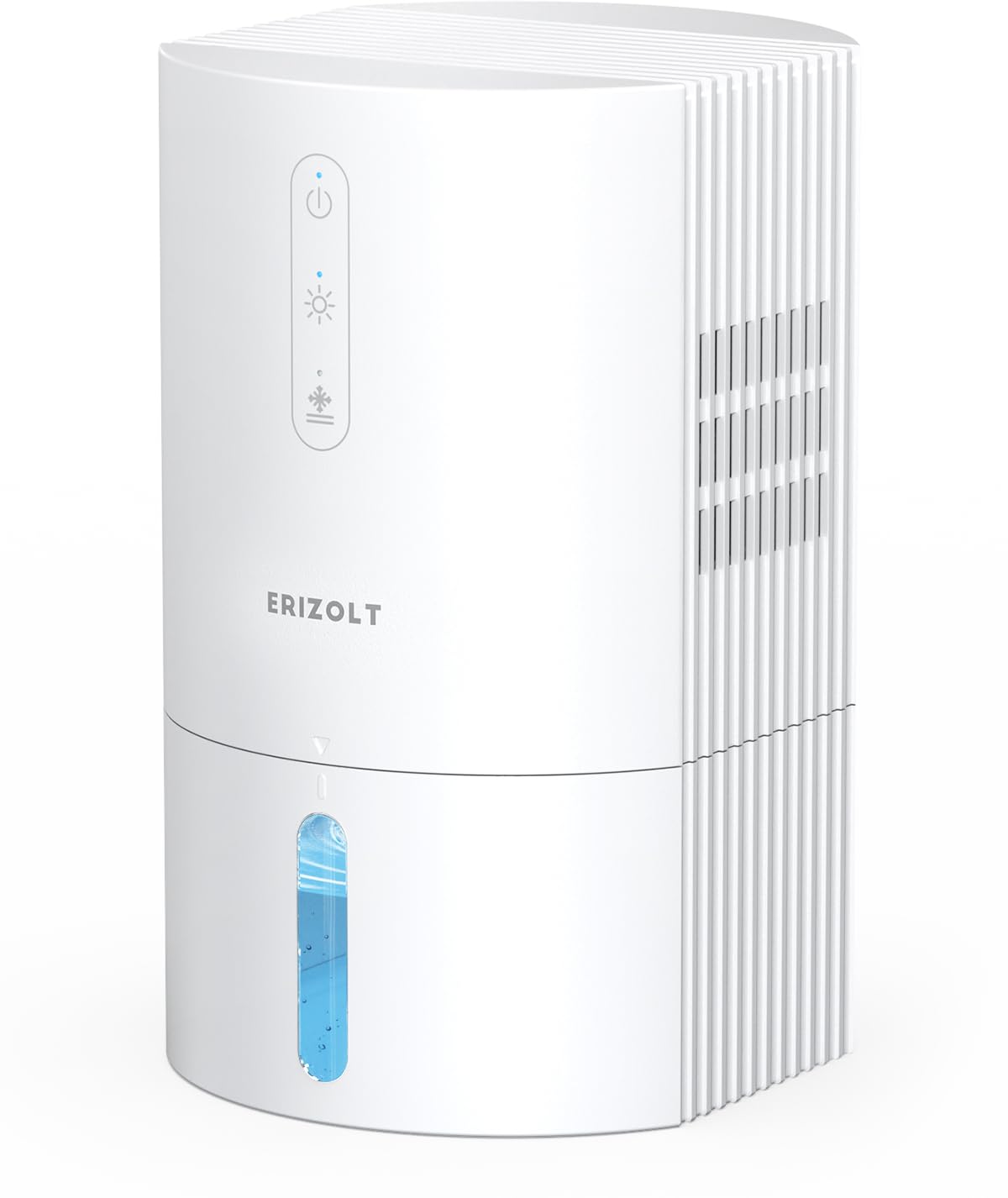 Small Dehumidifier for Home Auto Shutoff Whisper Quiet Dehumidifier for Bedroom (White)-image-2