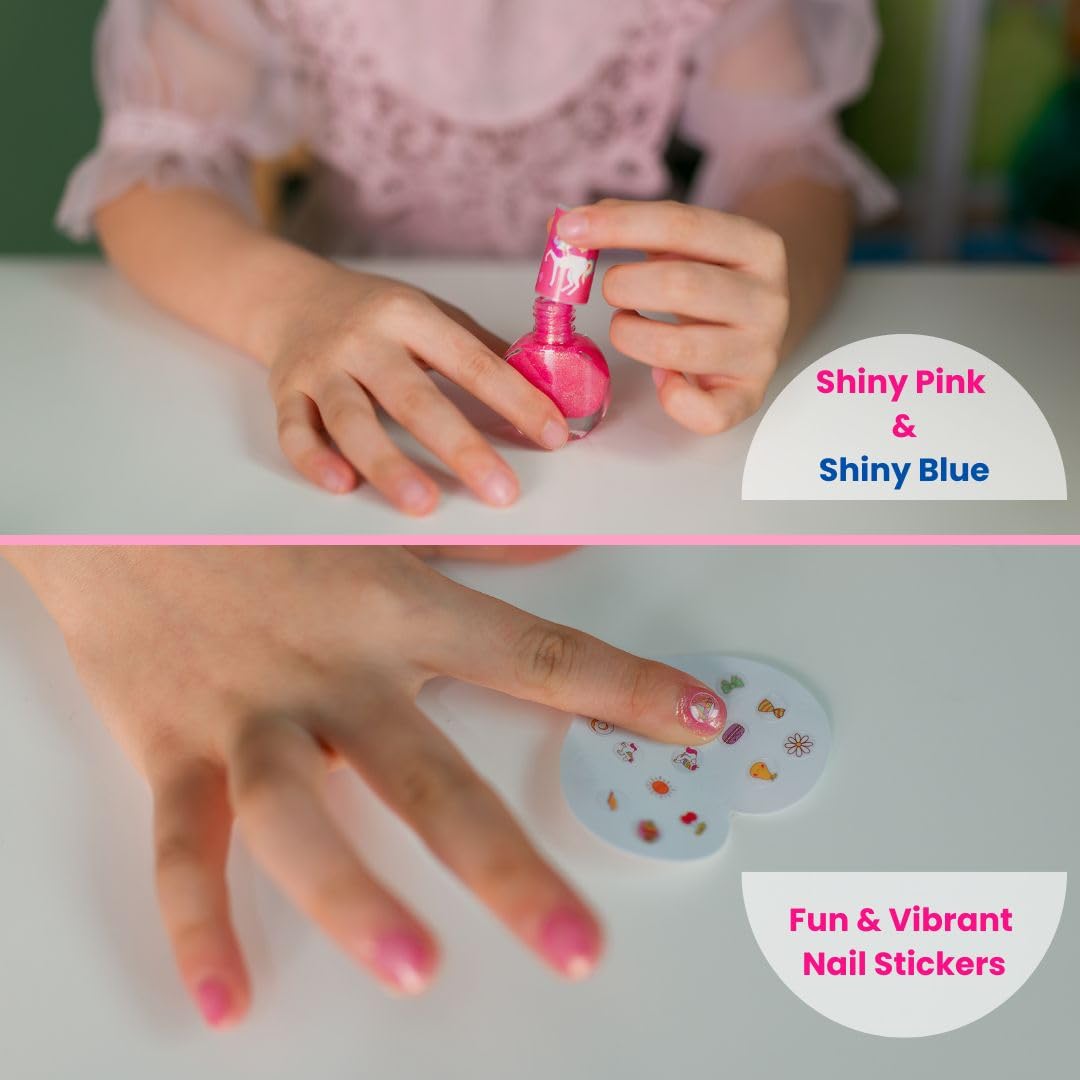 Kids Make Up Set with Unicorn bag Toys for girls ages 5,6,7,8,9, 10,11 Best tween gift for all occasions Real, Non Toxic, Washable Make Up To