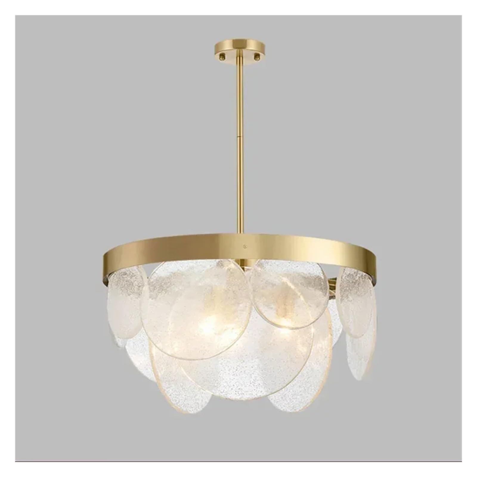 WAQIDCXBOA Modern Nordic Creative Bubble Glass Chandelier Circular Indoor LED Decorative Lighting Living Room Dining