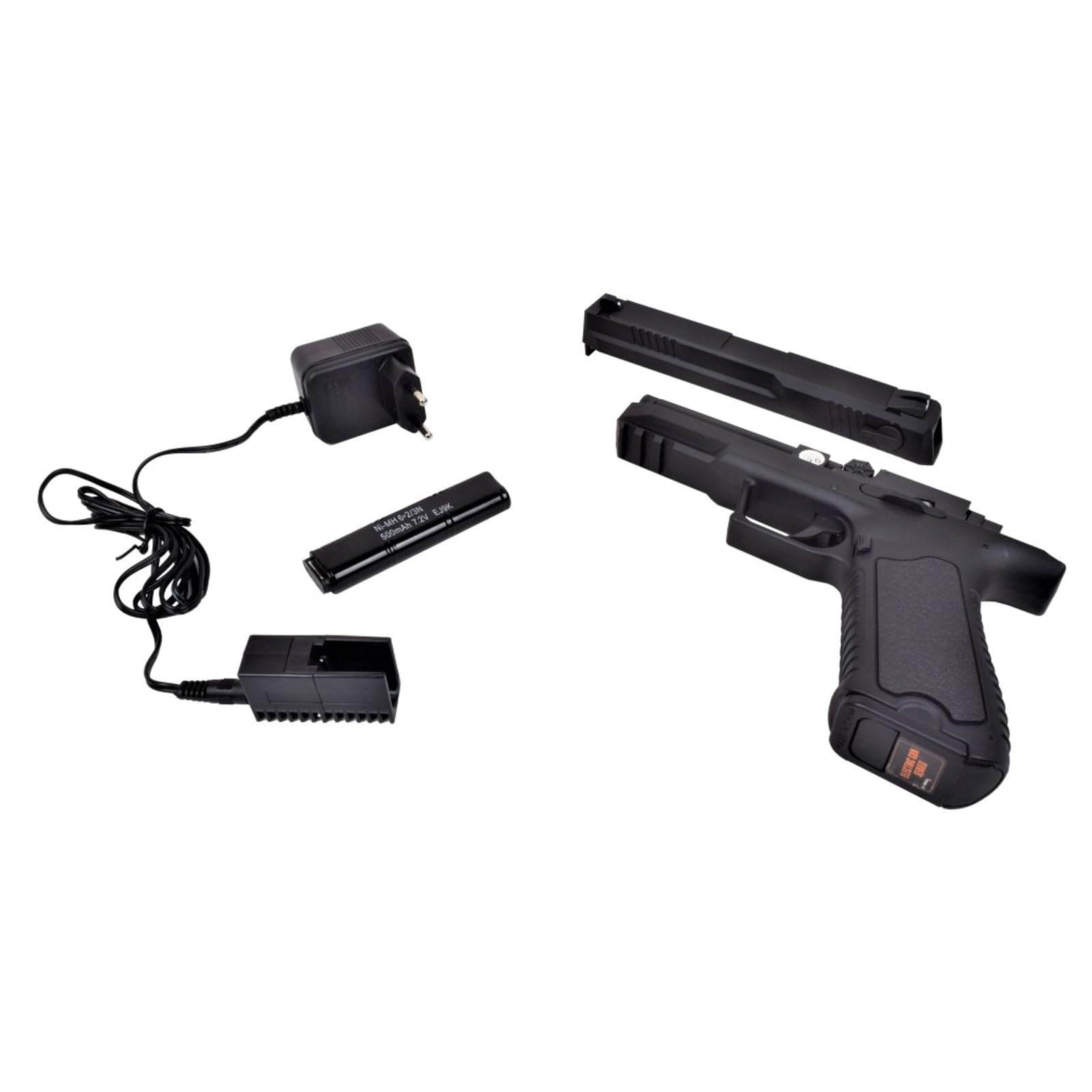 CYMA Airsoft G18 Custom Pistolet AEP Semi/Rafale CM127 (0.5 Joule) Noir