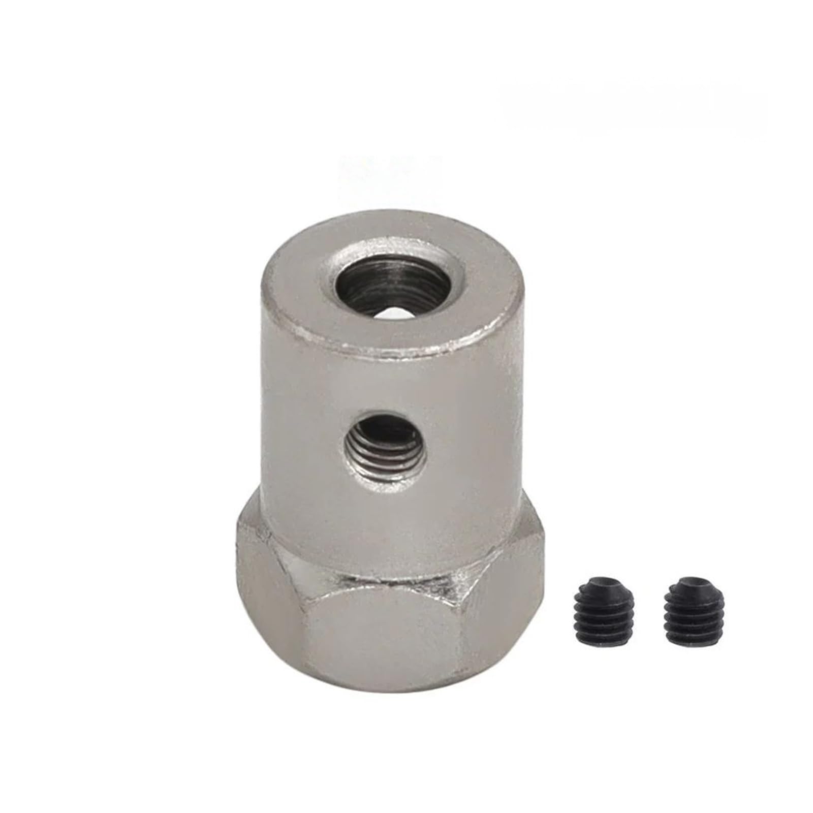 Acoplad Rígido Hexagonal Plateado 2-8 Mm Kit Rueda Motor Coche RC