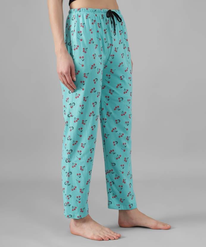 Image of Printed Womens Pyjama Night Pant, Soft Cotton Fabric, Casual Wear (Pack of 3)