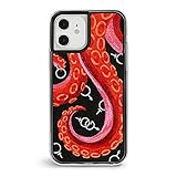 Zero Gravity Octopus Arms Phone Case for iPhone 12/12 Pro - Embroidered Design - Drop Tested, 360° Protection