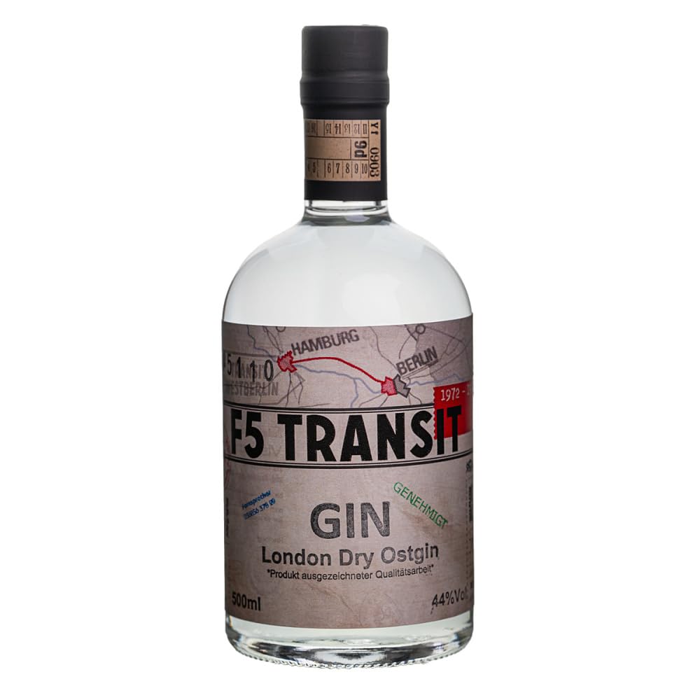 GIN 6x0.5l (44% Vol) No. 5110 - RATION | OstGin | London Dry | 6 Flaschen a 500ml | Schwechower Brennerei (1229)