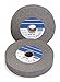 6" Metal Finishing Convolute Wheel, 1" W, 1" Arbor Hole, Fine Silicon Carbide