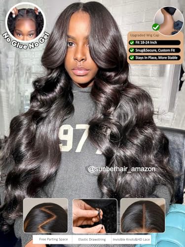 Image of Sunber 13x4 Pre-Everything Wig With Loose Wave Face-Framing Layers 18inch