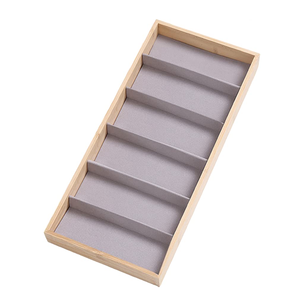 JAZZY PEARLS Eyeglasses Sunglasses Storage Display Tray Case Stand Holder Box 6 Slot-image-21
