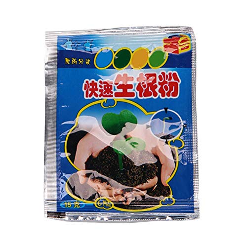 Poudre d'enracinement rapide, poudre de racine, aide aux semis de racines, engrais pour anthère de fleur d'aide, 10 sachets 10g