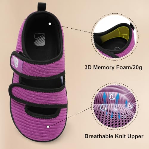 Image of Besroad Womens Walking Shoes Wide Diabetic Shoes Adjustable Barefoot Casual Sneakers Breathable Zero Drop Arthritis Edema Sneakers Indoor Outdoor