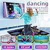 51jqatm5lvl - Dance Mat for Kids and Adults, Musical Electronic Dance Step Pad with 100+ Games, 200+Songs, HD Camera, 2 Motion Sensor Controllers, MTV & Cartoon Modes, Toy Gift for Girls& Boys, Pink