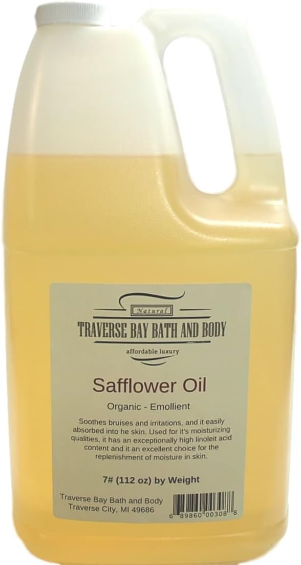 Safflower Oil. Soap Making Supplies.7 pounds Gallon