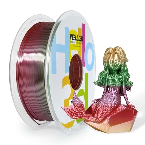Filament PLA Rainbow haute précision +/- 0,03 mm effet soie pour des impressions sans défauts