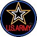 The Sign Store N105-14032 US Army Neon Sign44; 26 x 3 x 26 in.
