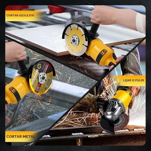Amoladora angular para Dewalt que corta metal pulido sin cables 8