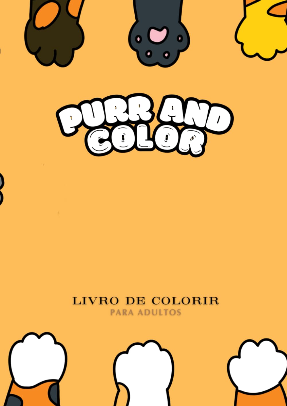 Purr & Color: Livro de Colorir para Adultos