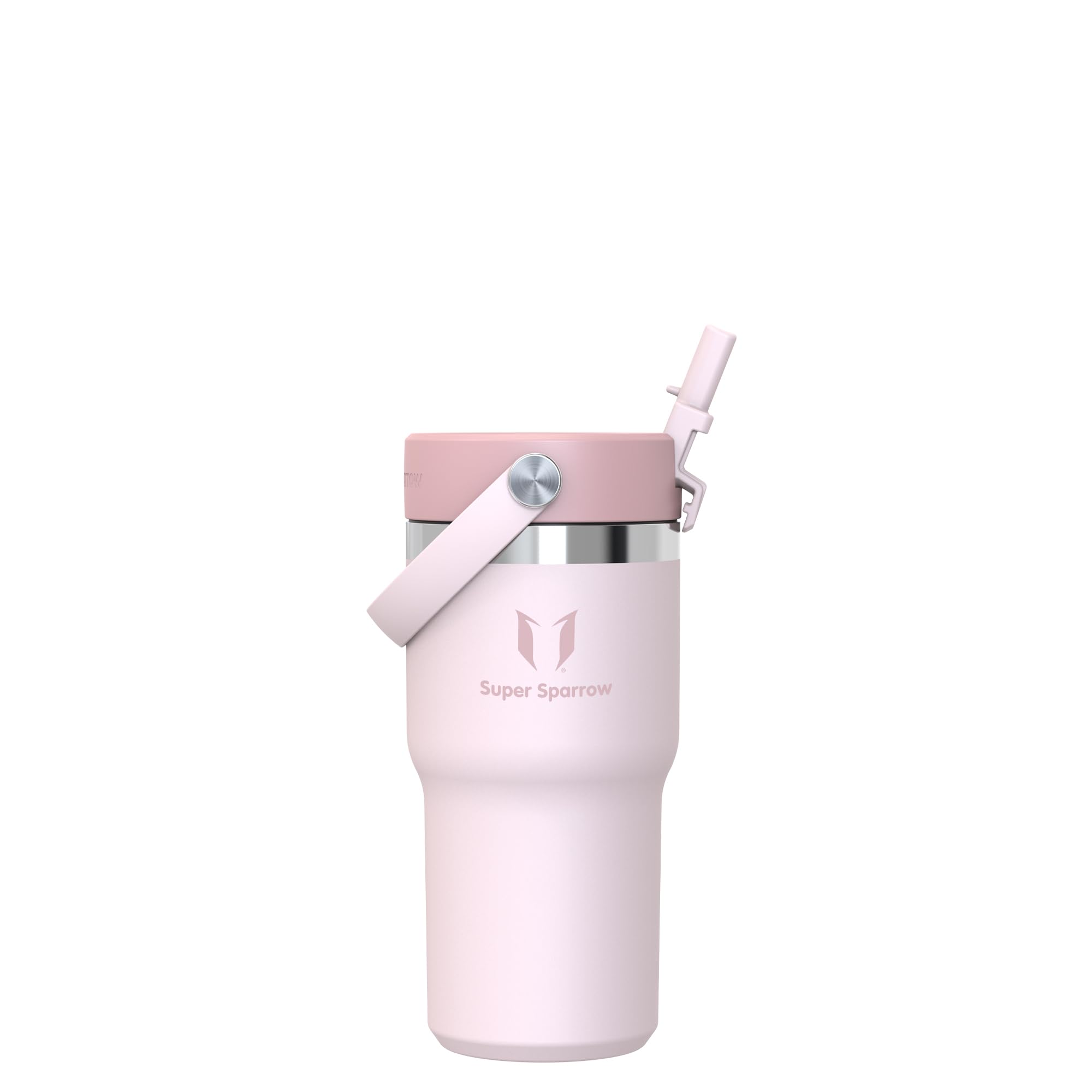 Sparrow Stainless Steel Drinking Bottle - Twistpath Thermos Flask with Flex Straw Lid - 900 ml - BPA-Free Thermal Mug  Leak-Proof Thermos Flask - Compatible with Standard Car Drink Holders