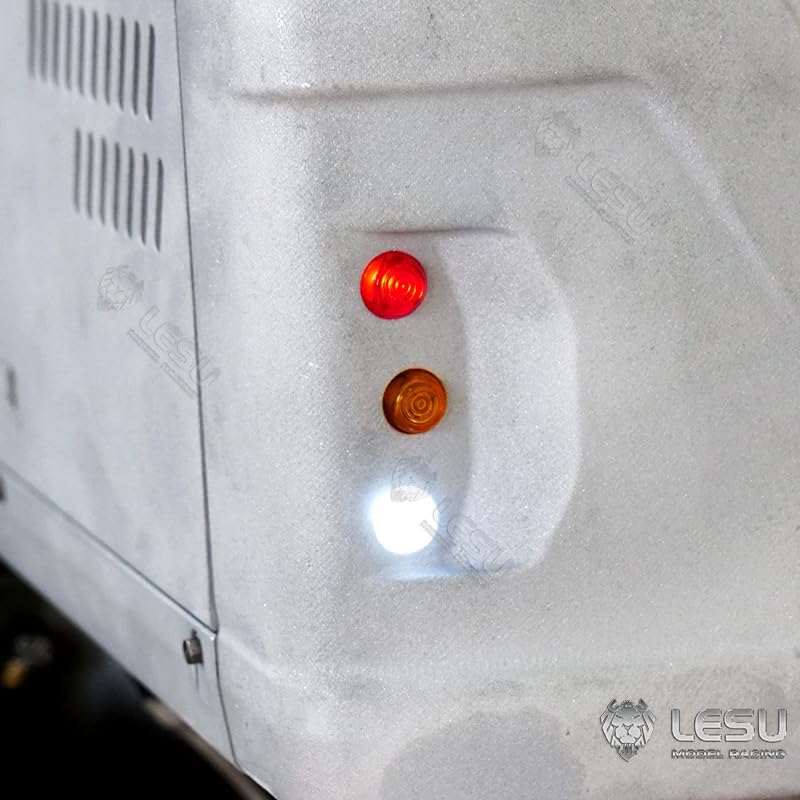 Toucan RC Hobby 1/14 LESU RC Model Metal Hydraulic Aoue ET30H Wheeled Excavator Pump Valve Light