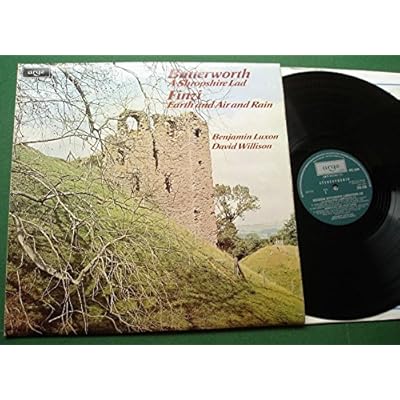 Butterworth A Shropshire Lad Finzi Earth & Air & Rain Luxon Willison ZRG 838 LP