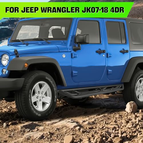 Estribos laterales resistentes para Jeep Wrangler JK 2007-2018 miniatura 4