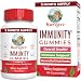 Immunity Gummies by MaryRuth's - Immune System Booster for Kids & Adults - Echinacea, Elderberry, Vitamins C, D & Zinc - Organic Ingredients Vegan Non-GMO Gluten-Free Pectin-Based Cherry Flavor 90ct