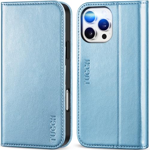 Coque pour iPhone 16 Pro Max TUCCH Étui Portefeuille Antichoc TPU 5G 6.9 Pouces